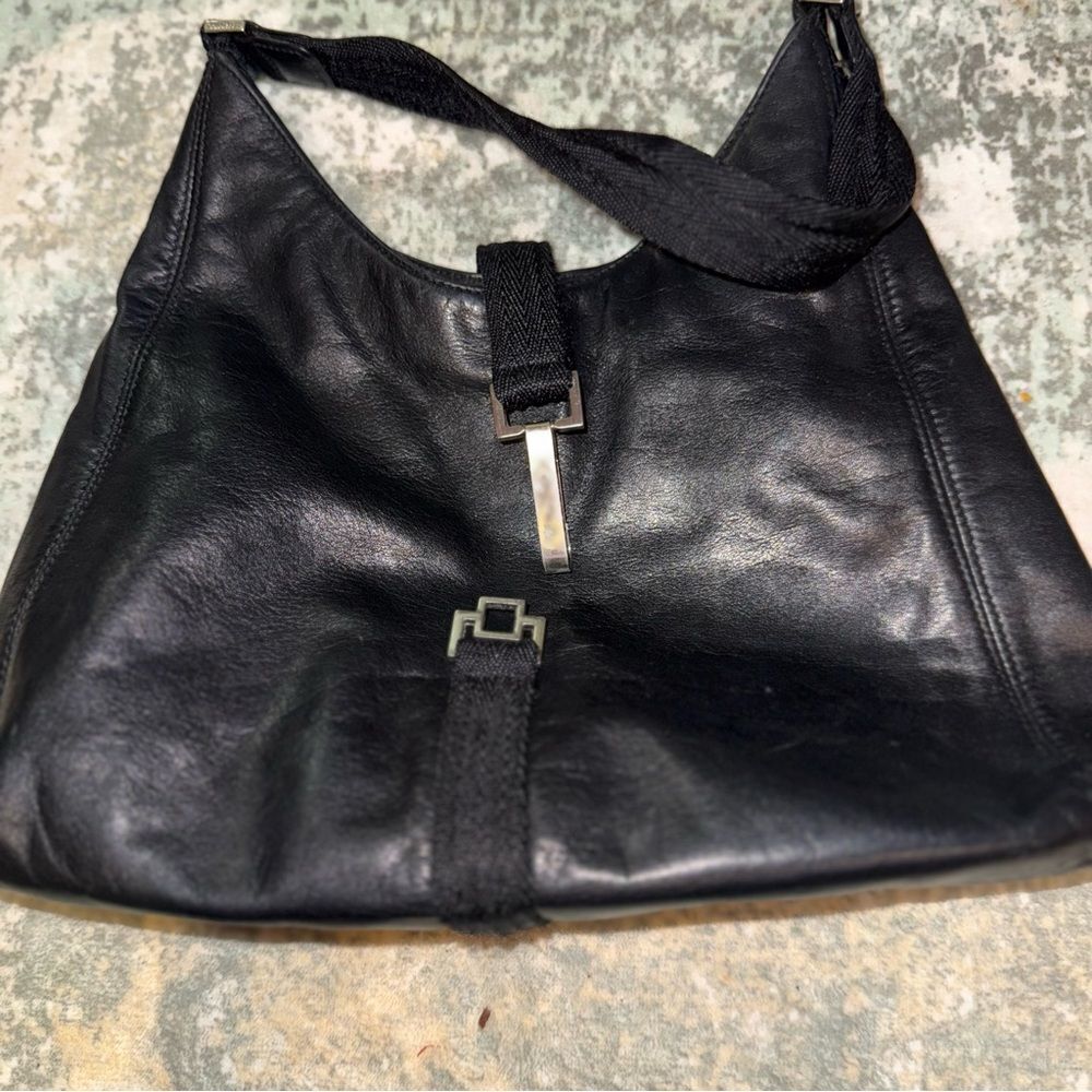Cole Haan Black Leather Shoulder Bag